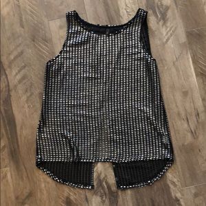Metallic tank top
